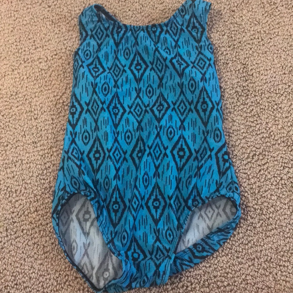 Blue Child medium leotard